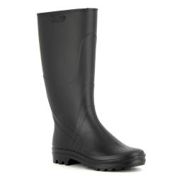Bottes Kraft PVC recyclable doublure jersey noir 36 à 47