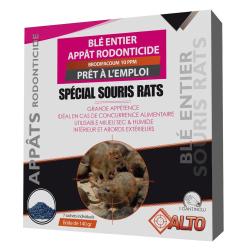 Raticide / souricide ALTO blé brodifacum 140g Brodifacum 10 ppm