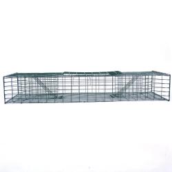 Nasse à rats musqués 2 entrées Longueur 80 ou 100 cm 80x15x30cm