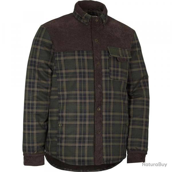 Chemise Crest Pile à carreaux coton sherpa kaki marron M à 3XL M