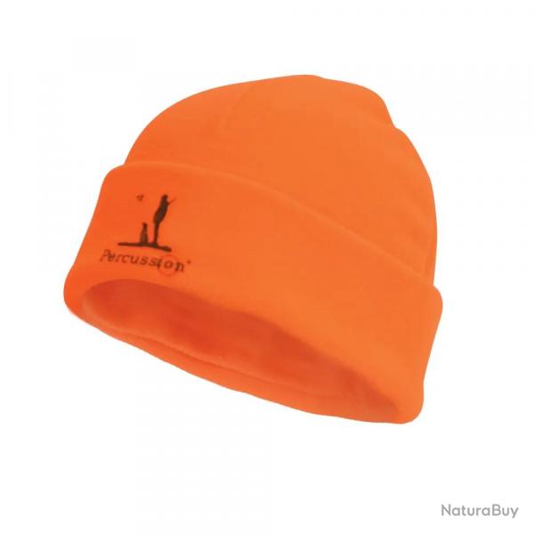Bonnet chaud polaire polyester orange taille unique Orange