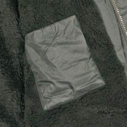 Coupe-vent fourré imperméable kaki taille 3 à 3XL 3XL