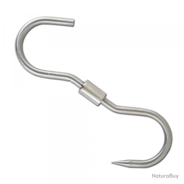 Crochet de Boucher Articulé Ø 8mm hauteur 22,5cm, portage 135kg