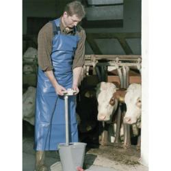 Tablier de traite et de vêlage en PVC Bleu 80 x 120 cm