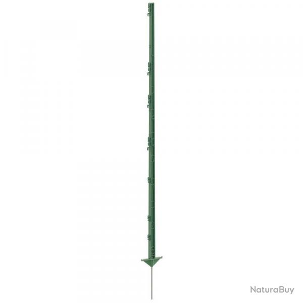 Lot de 5 piquets euro Vert 1.56m