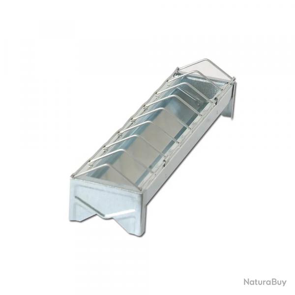 Mangeoire linaire volaille galvanise 50cm  l'unit ou par lot de 5 L'unit