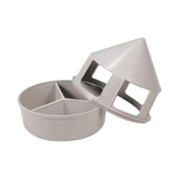 Mangeoire 1,5L à grit en plastique pour pigeons L'unité