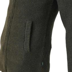 Gilet femme Shirley col montant laine vert loden XS à 3XL XS