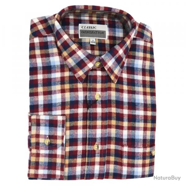 Chemise Dolty bordeaux M