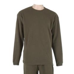 Sous-vêtement haut isolant polaire polyester kaki S à 3XL XL