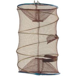 Nasse à poissons ronde pliable maille 9 mm Diamètre 30 cm