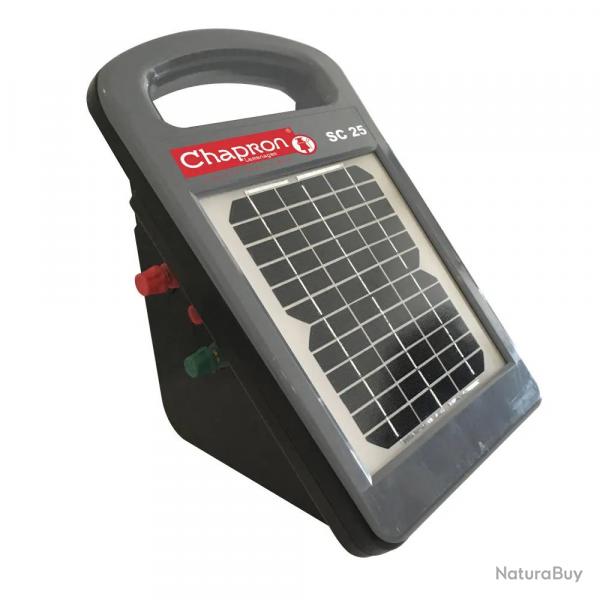 Poste lectrificateur solaire SC25 tension 6200 v accu intgr