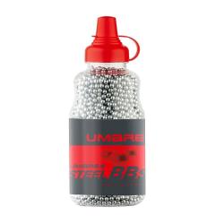 Biberon de 5000 billes BBs Steel cal 4.5mm 0.35g gris métallique