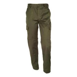 Pantalon Homme polycoton Basic kaki taille 36 à 60 36