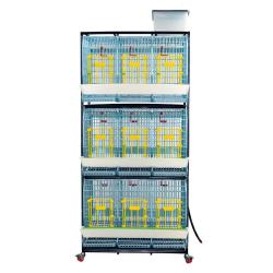 Cage reproducteurs/pondeuses 3 étages - CIMUKA