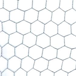 Grillage maille hexagonale 25mm galvanisé hauteur de 0,5 à 2 m 1,5 x 25 m