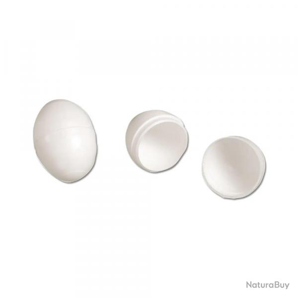 Oeuf pigeon en plastique Lot de 25