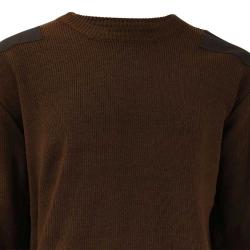 Pull chasse commando acrylique marron M à 3XL L