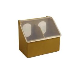 Mangeoire de cage éco 2 trous pour pigeons - GAUN