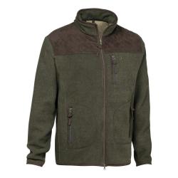 Blouson polaire zippé Presly 3 poches polyester kaki S à 3XL XL