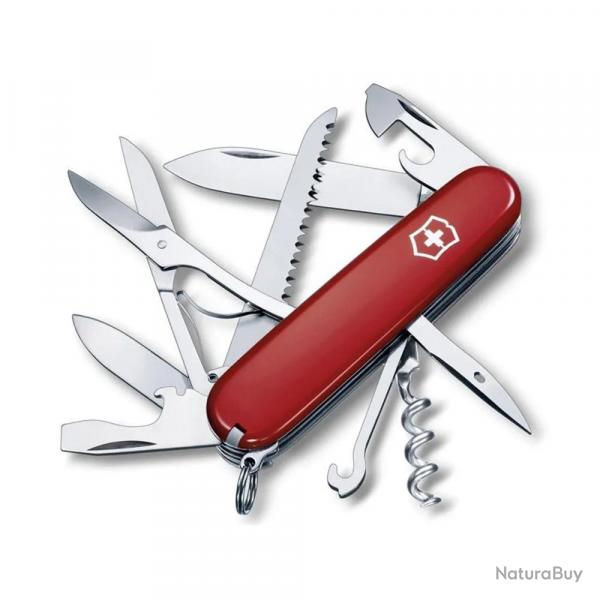 Couteau suisse huntsman rouge 16 fonctions manche 91mm