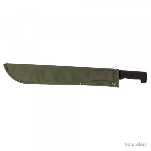 Machette lame acier inox haute qualit 43cm p 2mm + tui toile