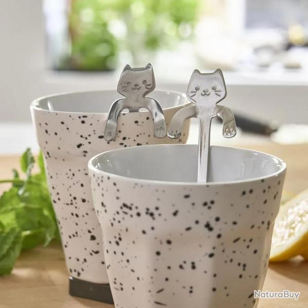 Cuillères chat Pradel France Acier inoxydable