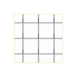 Damier 25x25 ht 1m 25 ml Fil 1,75mm