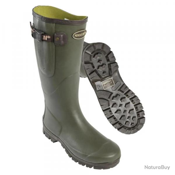 Bottes Tradition jersey confort caoutchouc kaki 37 à 47