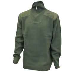 Pull Chasse chiné col camionneur M