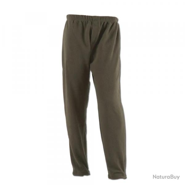 Sous vtement bas isolant polaire polyester kaki S  3XL