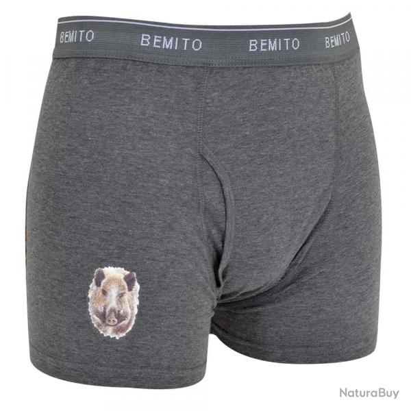 Lot 3 Boxers canard cerf sanglier lastique coton doubl M  3XL L