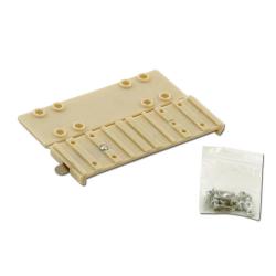 Set de fixation grillage pour mangeoire fibre de verre Crème