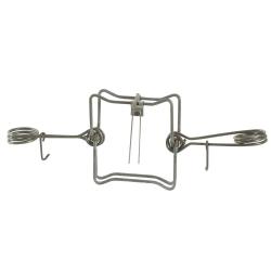 Piège en X double ressort acier zingué noir 3 tailles Lot de 5 25 x 25 cm