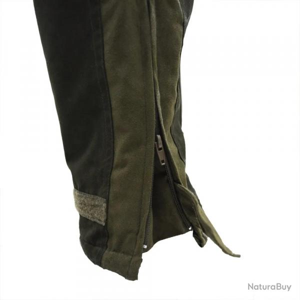Salopette Grand Nord polyester polaire kaki marron 38 à 60