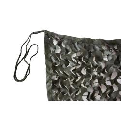 Filet de camouflage renforcé polyester anti UV marron kaki 1,5x3m