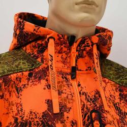 Blouson Verney Carron zip Wolf vipercam 3 couches blaze M à 3XL 2XL