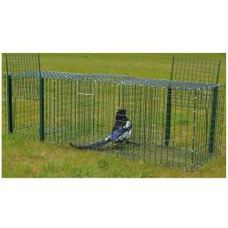 Piège à pies 3 compartiments maille carrée 30x30x90cm