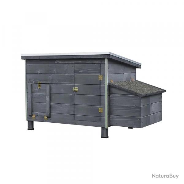 Poulailler Managua Stone bois et aluminium M