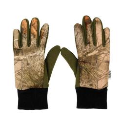 Gants anti-glisse déperlant polyester camo forest kaki 8 et 9 8