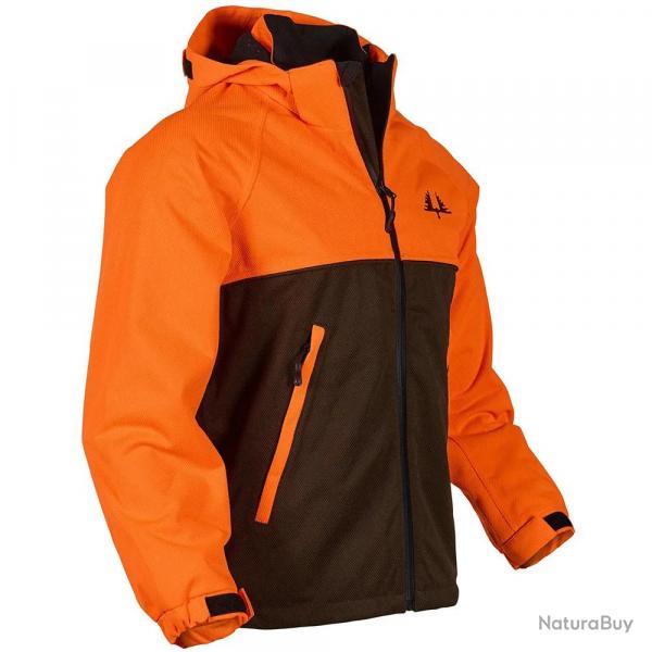 Veste enfant impermable Ridge polyester orange vert 6  16 ans