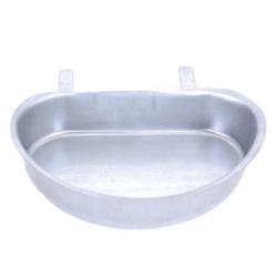 Abreuvoir demi lune contenance 0,4L 15X10X3,2cm Lot de 10