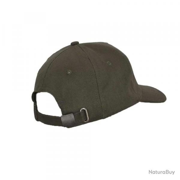 Casquette bécasse visière pré courbée coton kaki taille unique