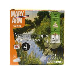 Boîte de 25 cartouches Magnum Copper 34HP 12/76 34g 4