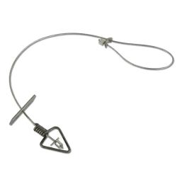 Lot de 5 lacets acier inoxydable pour piège Belisle