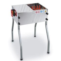 meuse humide Piumina en inox 24 doigts - 40 volailles/h