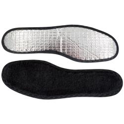 Semelles isolante polaire polyester aluminium noire 35/36 à 45/46 37 - 38