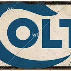 Plaque décorative vintage colt V2 LIVRAISON GRATUITE