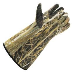 Gants mi-longs d'attelage néoprène épaisseur 3,5mm camo