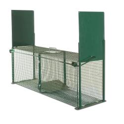 Cage piège acier galvanisé thermolaqué plusieurs dimensions 100x25x25 cm